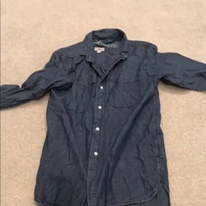 Madewell button down denim shirt